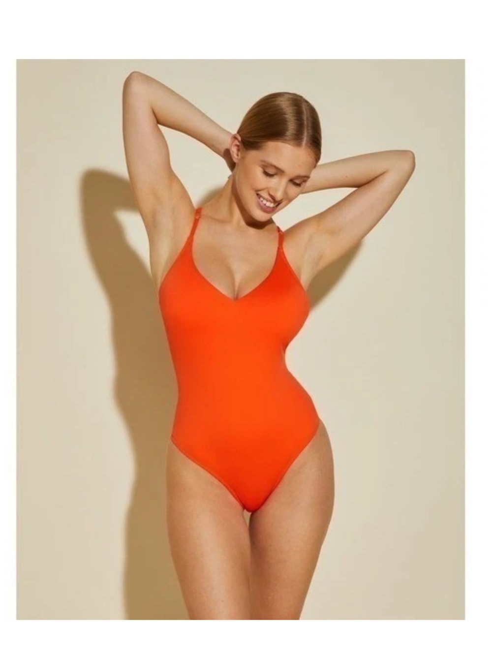 NWT Cosabella Vita Marina Sicilian Orange One Piece Swimsuit Ring Back Small - Picture 11 of 12